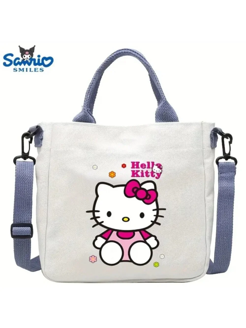 Hello Kitty Canvas Shoulder Bag – Stylish & Versatile for Every Adventure